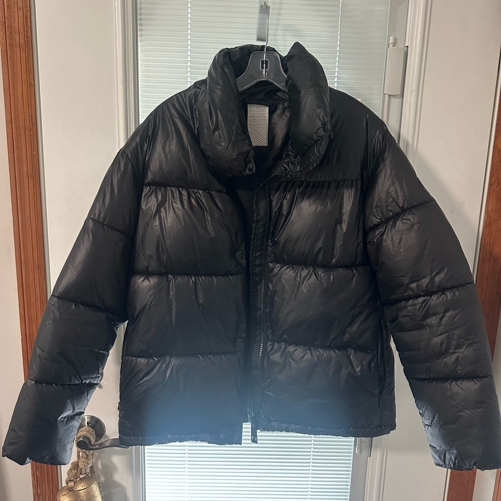 Noize Black Puffer Jacket